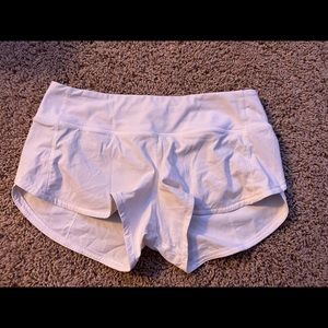 lululemon shorts size 4 white